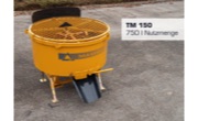 Balde de betão com maga -2 m3