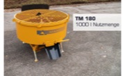 Balde de betão com maga -2 m3