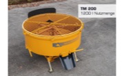 Balde de betão com maga -2 m3